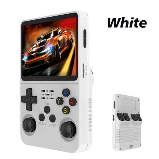 Console Rétro Portable Transparente - 500 Jeux Classiques Intégrés