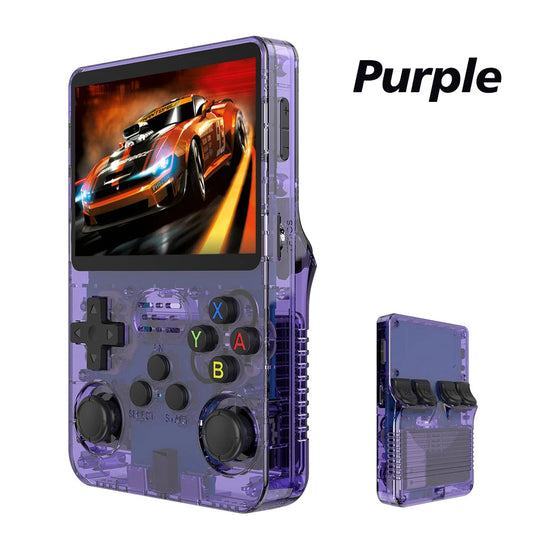 Console Rétro Portable Transparente - 500 Jeux Classiques Intégrés