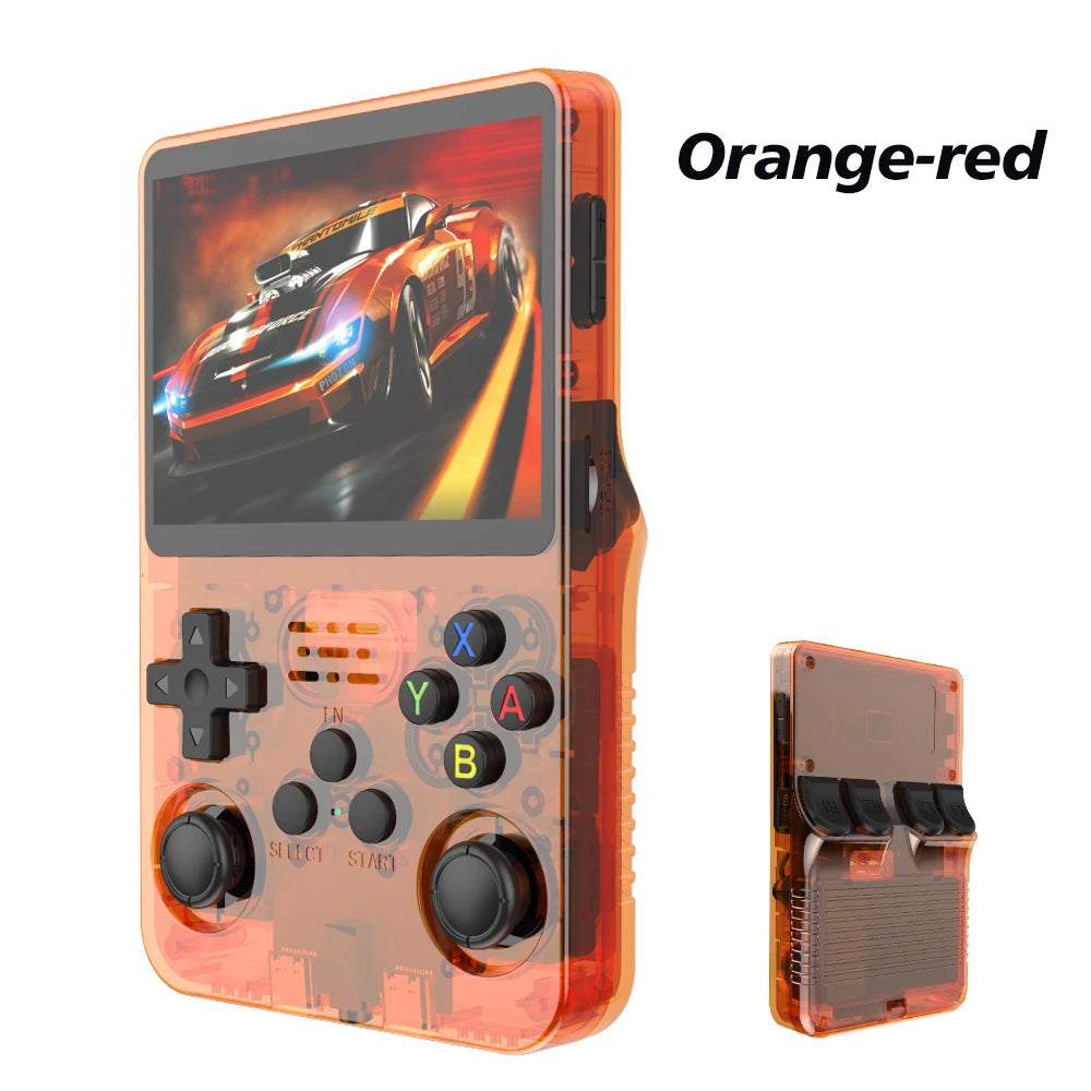 Console Rétro Portable Transparente - 500 Jeux Classiques Intégrés