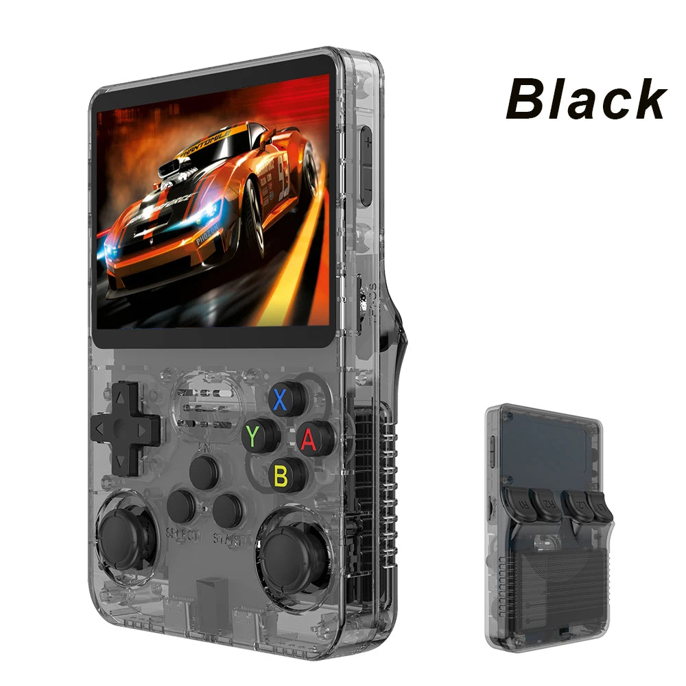 Console Rétro Portable Transparente - 500 Jeux Classiques Intégrés